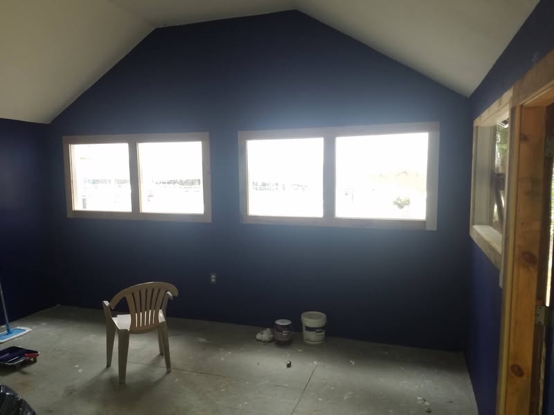 Finished pool hall and arcade renovation at Poland Spring Campground by Elm Hill Carpentry